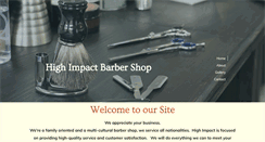 Desktop Screenshot of highimpactbarbers.com